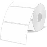 YEGAWEN 2x3 Inch White Thermal Labels, 200 Blank Stickers for Price, Barcode, Mailing, Name, DIY Custom Logo Design