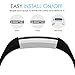 Fitbit Alta hr bands , Hanlesi Bands for Fitbit Alta Breathable Soft Silicone Adjustable Fashion Sport Straps Bands for Fitbit Alta 2 Replacement Fitness Accessory Wristband with hole