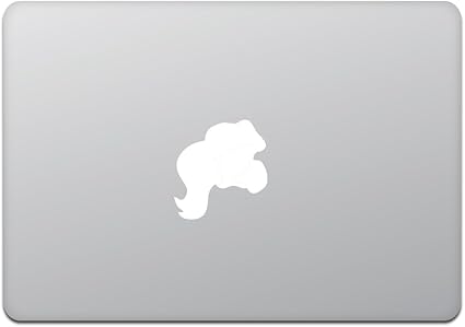 Amazon カインドストア Macbook Air Pro 11 13インチ マックブック ステッカー シール アリエル リトルマーメイド 人魚姫 シルエット ホワイト M659 W カインドストア ノートパソコンスキンシール 通販