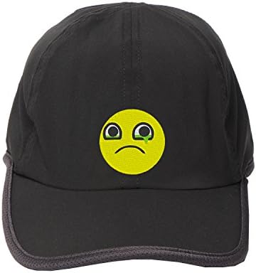 Outdoor Trucker Cap Quick Drying Vintage Embroidery Crying Face Sad Hats For Men