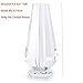 24k Gold Rose Display Stand for Artificial Flower - Transparent Base, Shelf Support for Room Decoration