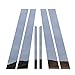 Ferreus Industries Polished Stainless Pillar Post Trim Cover fits: 1998-2011 Lincoln Towncar 4 Door Sedan PIL-119-CR