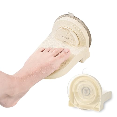 Shower Foot Rest for Shaving Legs, No Drilling is Needed Non-Slip Bathroom Pedal with Powerful Suction Cup Shower Shaving Leg Aid. Suitable for Women & Back Pain Sufferers