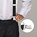Buyless Fashion 1” Heavy Duty Metal Clips for Suspenders, Pacifiers, Bib Clips, Toy Holder Or Mitten Clips – 12 Clips