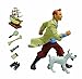 Adventures of Tintin with Snowy Report Set Figures