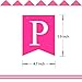 Puppy Happy Birthday Banner | Girl Birthday Sign | Paper Card Stock Bday Party Decoration - Pink