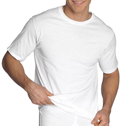 Jockey Men's Classic Bonus Pack Crew Neck T-Shirt (3-Pack + 1 Free) White Large