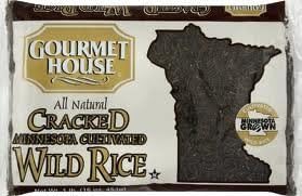 Gourmet House All Natural Cracked Minnesota Cultivated Wild Rice, 16 Oz (Pack of 12)