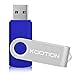 KOOTION 5 Pack Flash Drives USB 2.0/3.0 Mixcolored Memory Stick Thumb Drives (2GB, Blue, Red, Green, Purple, Black)