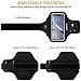 RUNBACH Armband for iPhone 17/17 Pro/16/16 Pro/15/15 Pro/14/14 Pro/13/13 Pro/12/12 Pro/11/XR,Sweatproof Running Exercise Bag with Card Slot for iPhone 16,15,14,13,12,11,iPhone XR(Black)