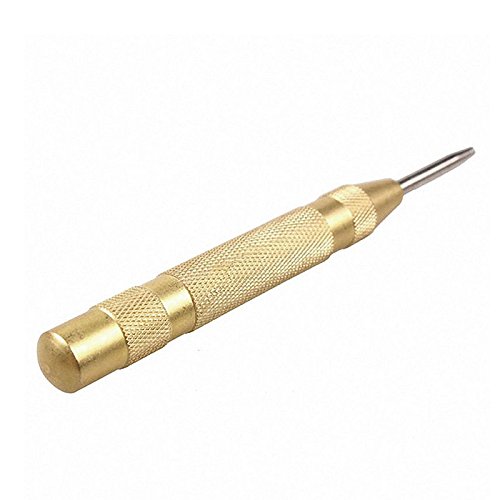 UTP New 5 Automatic Center Pin Punch Spring Loaded Marking Starting Hole Tool Gold L15