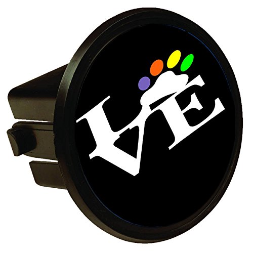 Puppy Dog Love Round Hitch Cover Hitch Plug