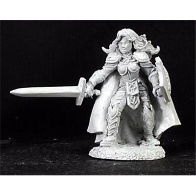Reaper Miniatures Unpainted Jana Blackfire, Female Warrior 03006 Dark Heaven