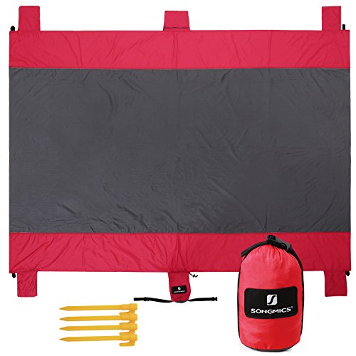 SONGMICS SandResistant Beach Blanket Mat 7' x 9' Extra Large Water