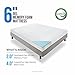 LUCID 6 Inch Memory Foam Mattress - Dual-Layered - CertiPUR-US Certified - Firm Feel - Twin XL Size