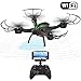 K200 FPV RC Drones with Camera Live Video 720P HD Wi-Fi 4 Channel 2.4Ghz 6-Axis Gyro Quadcopter for Beginners Kids Adults- Altitude Hold, One Key Start, Headless Mode, 3D Flips (Black)