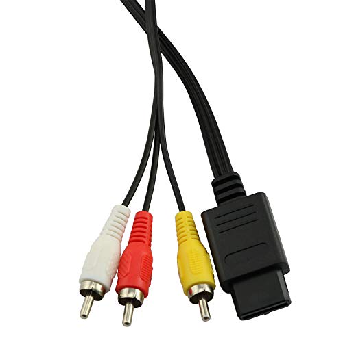 Magic&shell 1PC AV Audio Video Composite Cable Adapter for Nintendo N64 SNES Gamecube GC