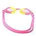 Kids Swim Goggles,Padida Swimming Goggles No Leaking Clear Vision, UV Protection,Anti-Fog , with Free Protection Case ,Nose Clip&Ear Plugs ,Special Designed for Kids Child (pink)