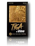Shine Tyga 24K Gold King Size Rolling Papers 6 Sheet Pack