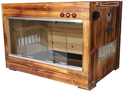 水槽装飾爬虫類飼育箱ペットハウス引き戸展示ビバリウム箱爬虫類保温断熱スポットライト