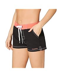 Bañador para dama de secado rápido, pantalones cortos con forro interior suave