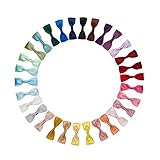 BonnyGirl 30pc Baby Girls Toddlers Hair Bow Clips Satin Ribbon Bow Tie Barrettes
