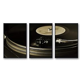 Framed Canvas Wall Art for Living Room, Bedroom Microphone Canvas Prints for Modern Home Decoration Ready to Hang - 16"x24"x3 Panels