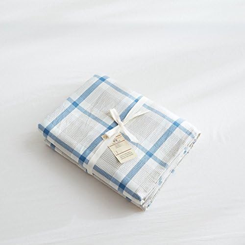 Cotton Quilt Cover Japanese-style Soft Comfortable Zip Light Breathable Durable Prevent Allergy-X 200x230cm(79x91inch)