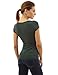 PattyBoutik Women Sweetheart Ruched Front Top (Dark Green Large)