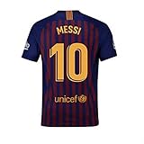 2018-2019 New Season Barcelona #10 Messi Home Mens Soccer Jersey Color Red/Blue