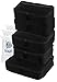 bago 8 Pcs Packing Cubes for Travel - 5 Travel Packing Cubes for Suitcases with 3 ZipLock Bags, Luggage Organizer Bags to Get Maximum Storage, Save Time & Effort to Pack (Black)