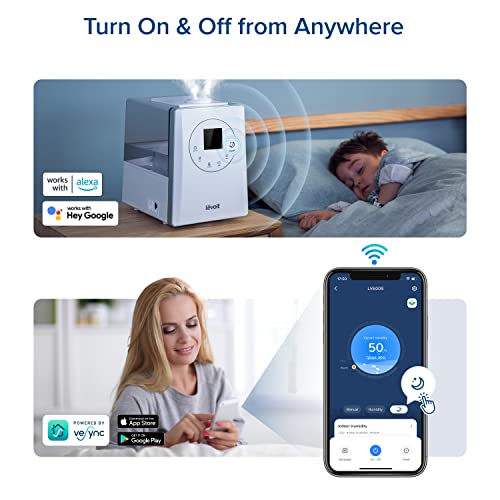 LEVOIT LV600S Smart Warm and Cool Mist Humidifiers for Home Bedroom