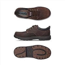 Skechers Men's Segment Rilar Oxford,Brown,8.5 M US