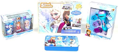 Girl Princess Frozen Toy Fancy Learning Activity Gift Set Bundle