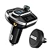Bluetooth FM Transmitter, Acekool Wireless Car FM Transmitter Radio Adapter Receiver with Dual-USB Car Charger,Hands Free Calling,USB Flash Driver to Play MP3 Files & [A Magnetic Car Mount Included]