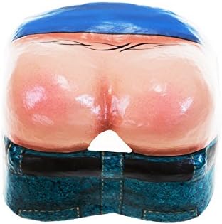 FUNNY JOKE TOILET TISSUE PAPER ROLL HOLDER BATHROOM HOLDING HANDMADE BUTT ASS CRAFT TOYS DECOR