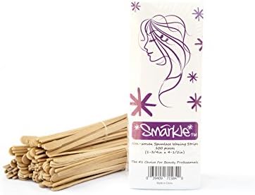 Hair Removal Facial &amp; Bikini Wax Strips &amp; Applicator Sticks: Ideal for Home Waxing, Epilation, Manscaping, and Eyebrow Shaping