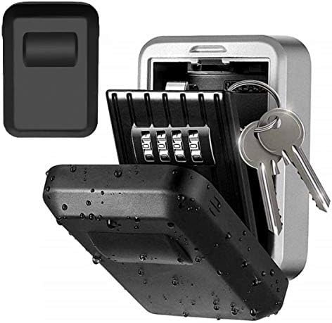 キーボックス Ninedeers 屋外 鍵 収納ボックス ダイヤル式 4桁 防水 大容量 操作簡単 ロックポケット パスワード 鍵の保管 失く防止 住宅 工事現場 アパート 会社 倉庫などに適用 日本語説明書付き A
