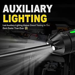 WINAMOO Buzzing 3-72V Digital LED Test Lights for
