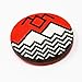 Twin Peaks Black Lodge Pin | Minimalist Design Black Lodge Natural Wood Brooch