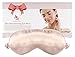 Skin Rejuvenating Eye Mask For Sleeping, Pink Silk Sleep Mask For Woman With Copper Oxide Fibers Anti aging Sleep Mask, Super Soft Eye Mask For Dark Circle, Puffy Eye & Anti-wrinkle