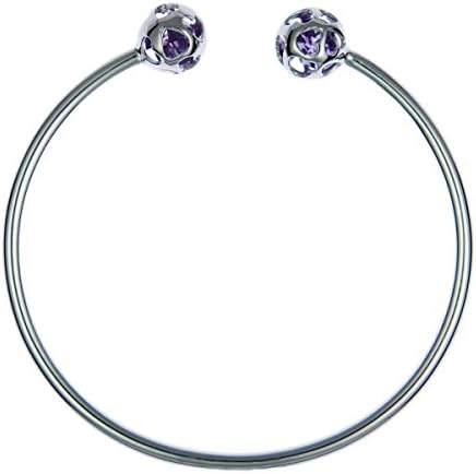 Mosaic :: Ball Bangle Purple
