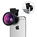 Cell Phone Camera Lens TURATA 2 in 1 Professional HD Camera Lens Kit 0.45X Super Wide Angle & 12.5X Macro Lens for iPhone 8 7 6s 6s Plus 6 Plus 5s & Most Smartphone, Tablet