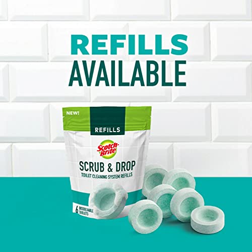 SCOTCH-BRITE™ SCRUB & DROP TOILET CLEANING SYSTEM 559-SD-SK-4, 4/1, 4 PACKS PER CASE