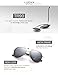 LUENX Aviator Sunglasses Mens Womens Polarized Mirror - Silver Lens Silver Metal Frame 60mm - UV 400 Protection with Case