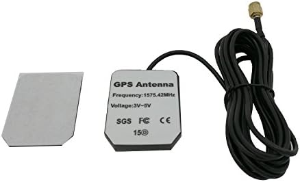 SMA GPS Antenna GNSS Receiver 1575.42MHz Male Plug Aerial Connector Cable 3 Meter for Car DVD GPS Navigation In-Dash Head Unit Radio Stereo DVR