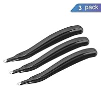 Ktrio Staple Remover Professional Magnetic Easy Staple Removers Stapler Remover Staple Remover Tool Staple Puller Remover Staple Pullers for Office, School and Home 3PCS Black
