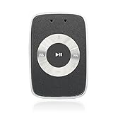 HOTT 8GB Mini Clip MP3 Player, Sport USB Digital MP3 Music Media Player, MP3 Player Portable Audio For Running (Silver)