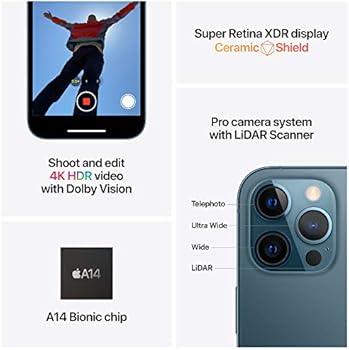 Apple Iphone 12 Pro Max With Facetime 128gb 5g Pacific Blue International Version Buy Online At Best Price In Uae Amazon Ae