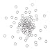 Pandahall 10g/160pcs Double Loops Round Split Jump Rings Wire Connector for Keychains Charm 304 Stainless Steel Color 5x1.2mm
